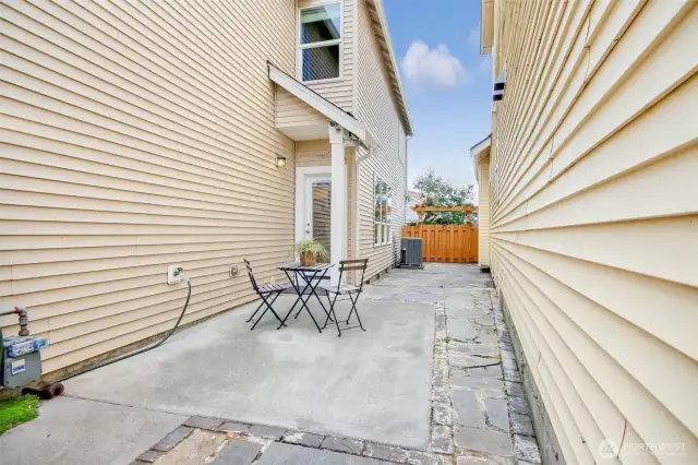 Large patio. Central AC has been added to this home for extra comfort