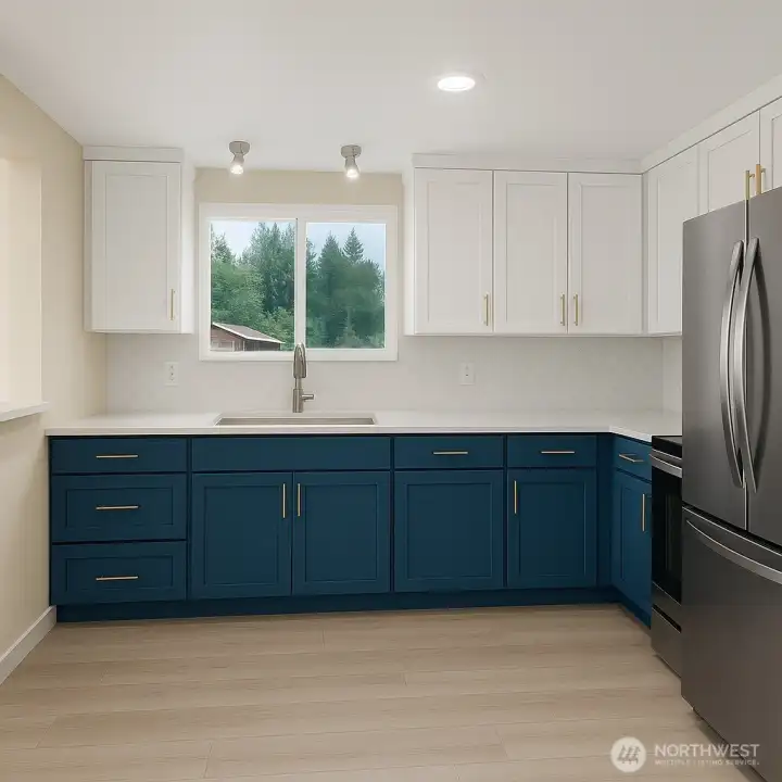 Virtually Enhanced: a kitchen redesigned to fit your style.