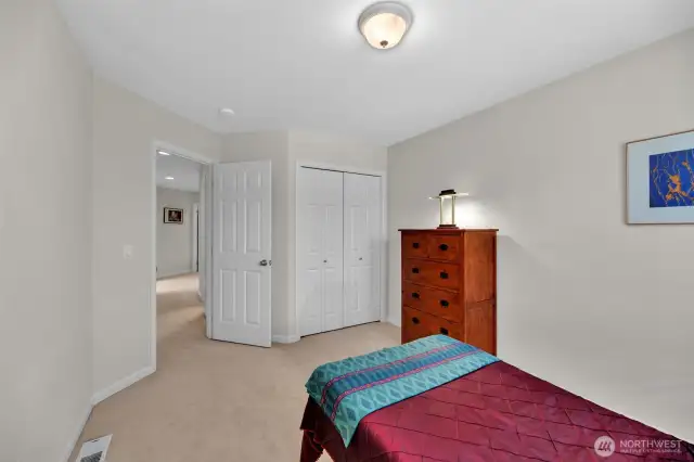 Bedroom 4 with full closet.