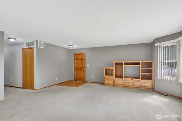 Generous spaces allow for flexibility in arranging furniture.