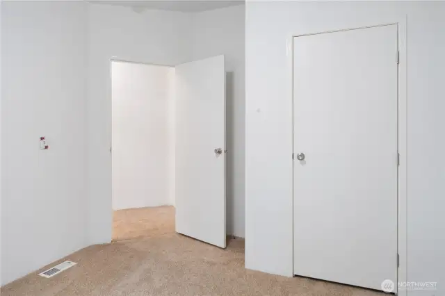 Second bedroom with walk in closet