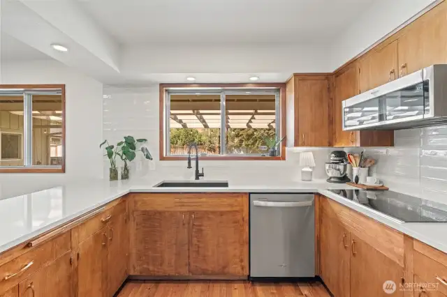 Induction Cooktop & Newer Stainless Appliances
