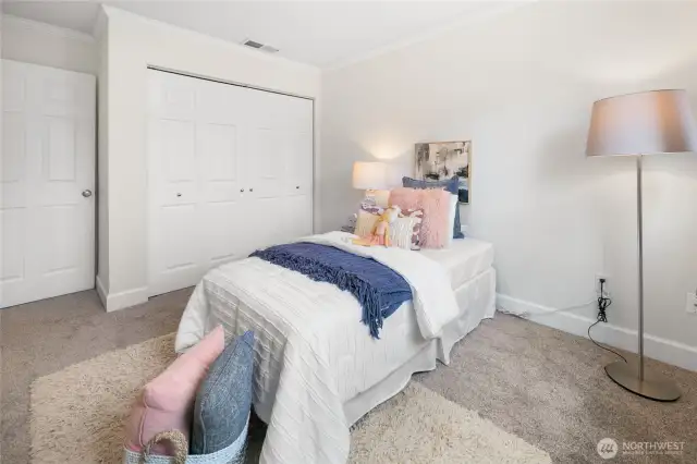 Generously sized second bedroom