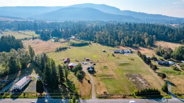 Property is right next door to the Rome Grange Hall.