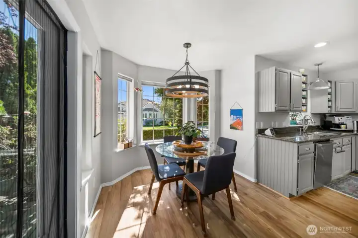 Eat in kitchen with easy access to outside