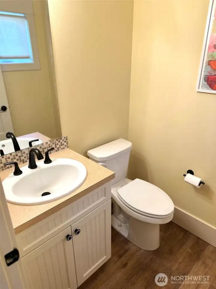 Main floor powder room
