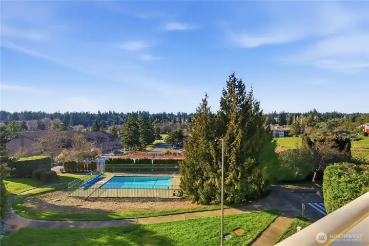 Peaceful territorial views enjoyed from your private deck