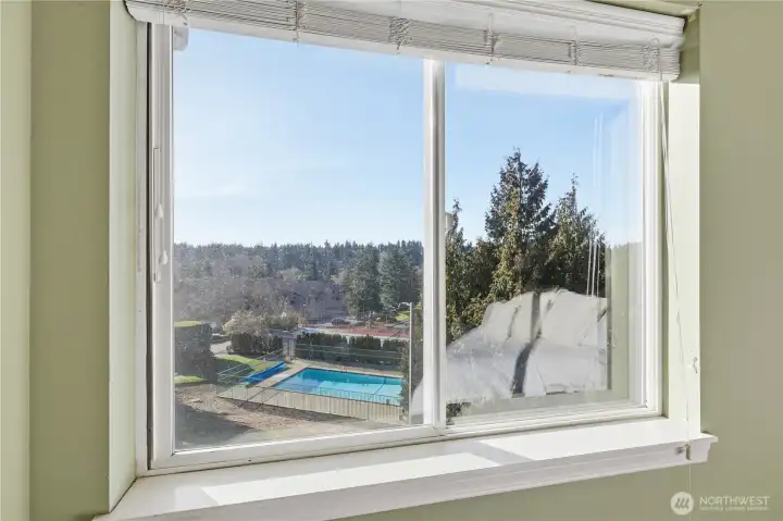 Beautiful territorial views enjoyed from the primary bedroom