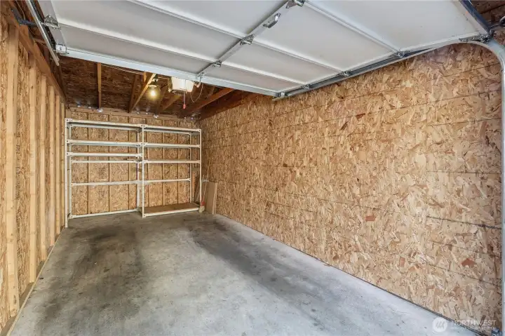 Inside of garage