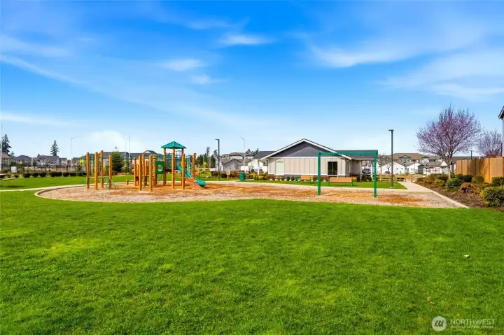 Steps away from community playground