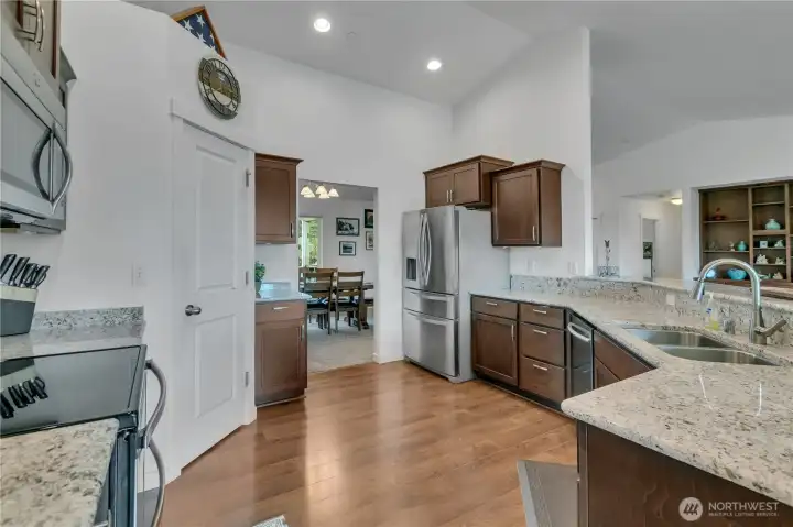 Beautiful, spacious custom rambler kitchen.