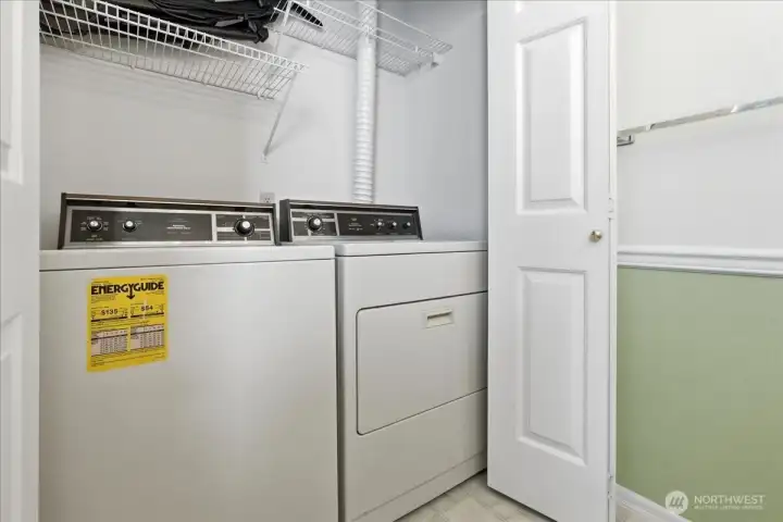 Utility closet in the main bathroom - washer and dryer will convey.