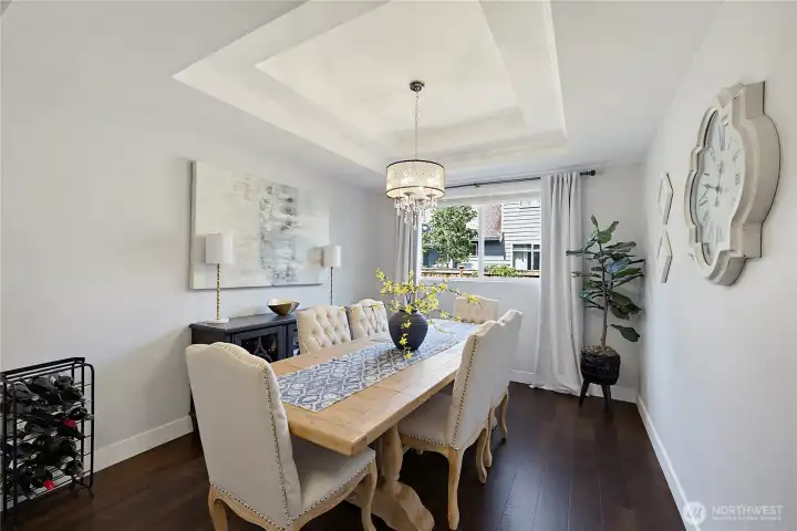This dining room has been host to so many parties, it's ready for yours