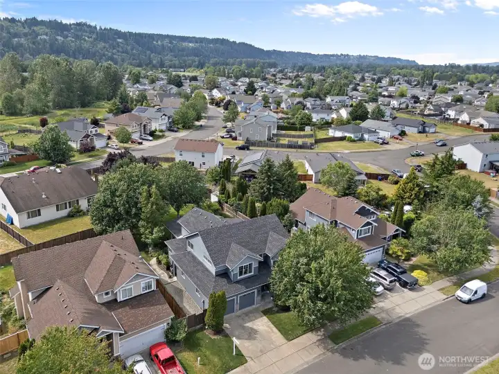 Village Green in Orting, Washington