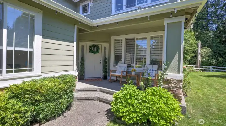 Welcome home to your inviting front porch.