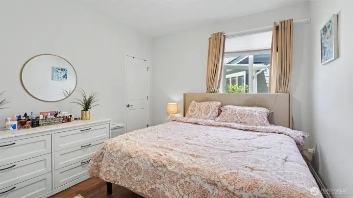 Main floor bedroom, ideal for multi-generational living.