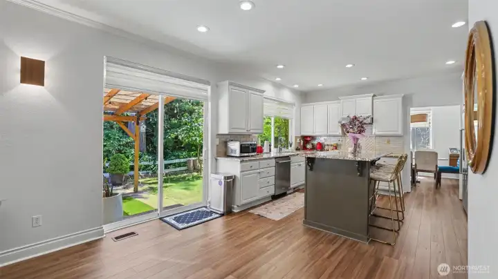 Room for an eat in kitchen.