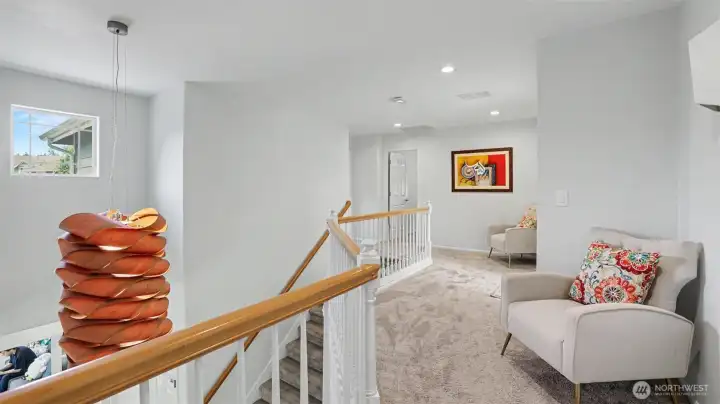 Upstairs loft or flex space.