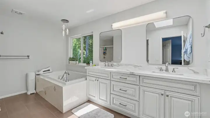 Primary bathroom.