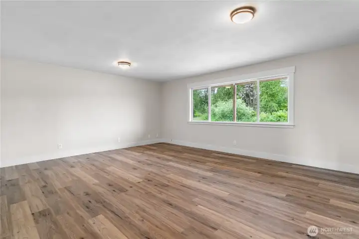 There's also this bonus room on the ground floor for additional flex space.