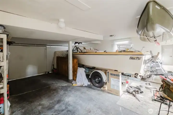 Garage interior Garage interior