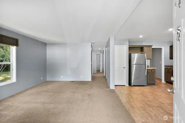 Entry way through front door.