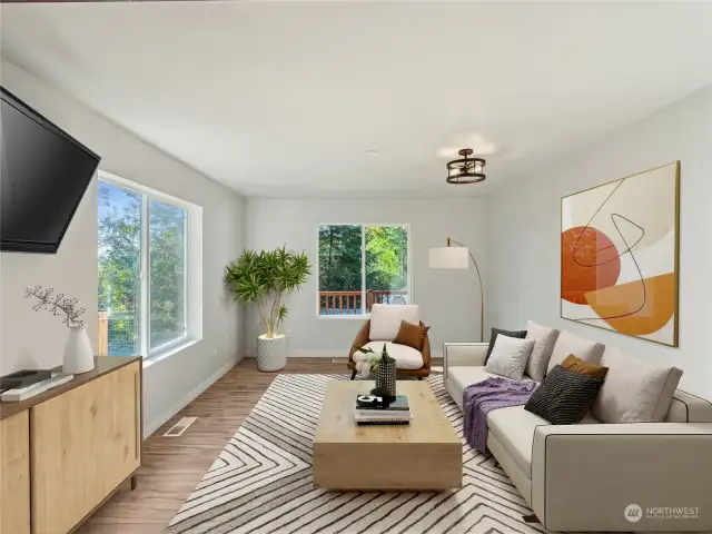 Main Level Primary Formal Dining Room showing here as Family Room