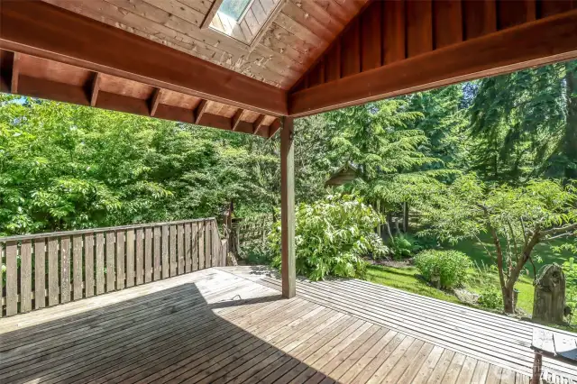 Completely private View from covered Patio of Primary Suite!