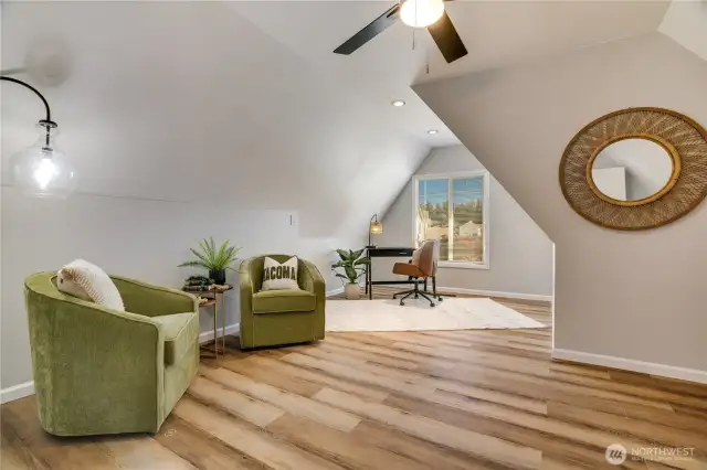 Bonus Room above the garage. Brand new flooring and paint throughout the home. Use this space as a 4th bedroom, second living room home office. Or combination!