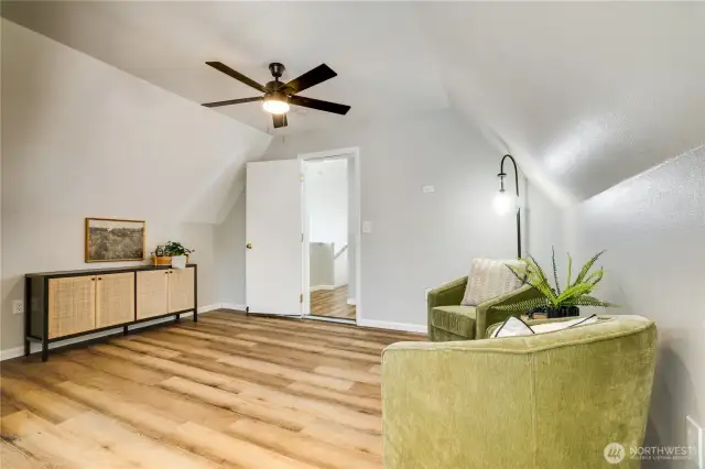 Notice the new light fixtures and fans throughout - details matter.