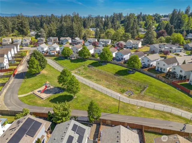 HOA dues are $410 per year. There are two playgrounds and 1 basketball court located in this community.