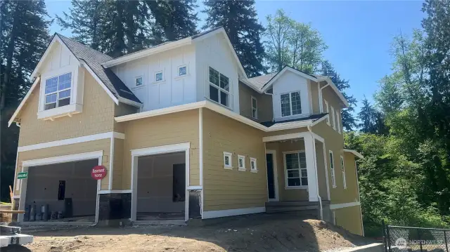 Lot 8 - Wetlands and large private rearyard.  Deck + Patio + full fencing