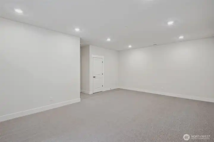 Another angle to lower/basement rec room.