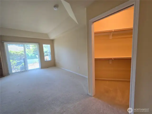 Access to Back Patio from Primary Bedroom
