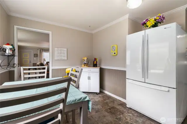 Another angle of the kitchen.