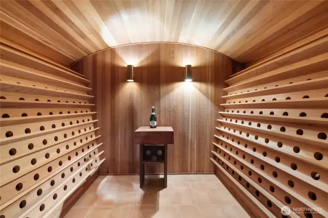 Whether you're a seasoned collector or just discovering the joys of fine wine, this beautifully crafted wine cellar offers both charm and capacity to nurture your passion.