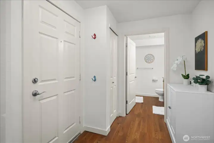 Welcoming front entry.