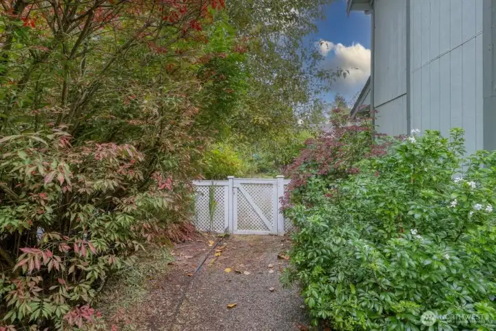 Step into your private sanctuary, embraced by a charming lattice privacy fence that combines elegance and seclusion. The delicate crisscross design not only adds a touch of sophistication but also allows dappled sunlight to filter through, creating a serene play of light and shadow throughout the day.