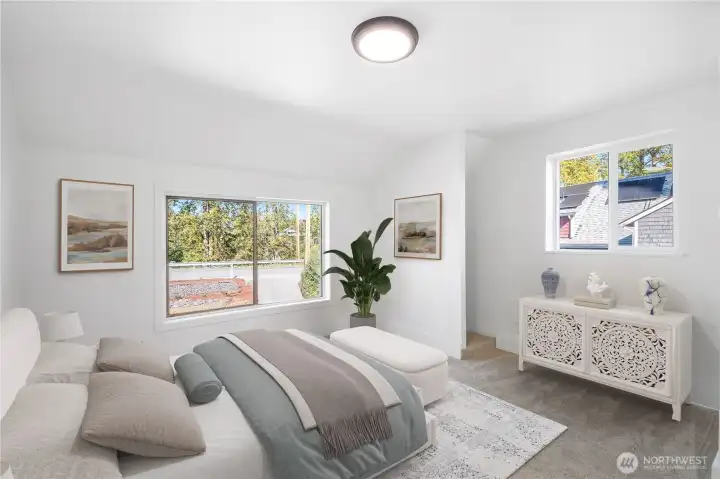 Upper Level Guest Bedroom *Room has been virtually staged