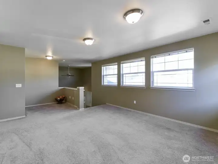 Entry up to the large rec room.....