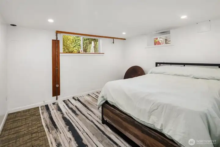 Lower level bedroom