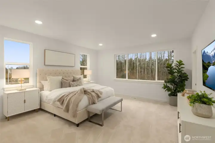 Photo of completed model home on Homesite 11. Color & Selections may vary.