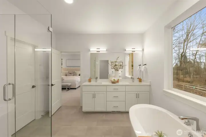 Photo of completed model home on Homesite 11. Color & Selections may vary.