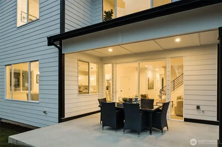 Photo of completed model home on Homesite 11. Color & Selections may vary.