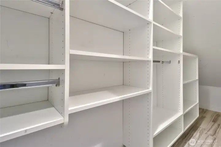 Large closet on the main level for plenty of storage.