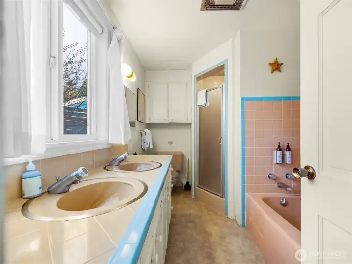 Primary bath (upstairs)