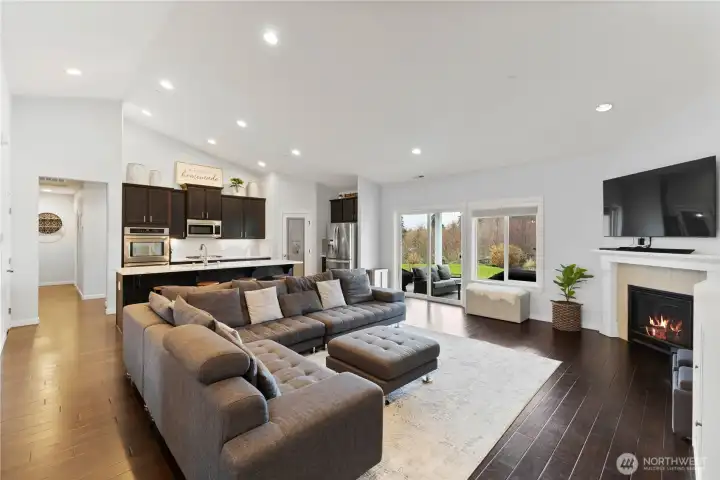 This home is absolutely perfect for entertaining with its great room concept and indoor/outdoor living.