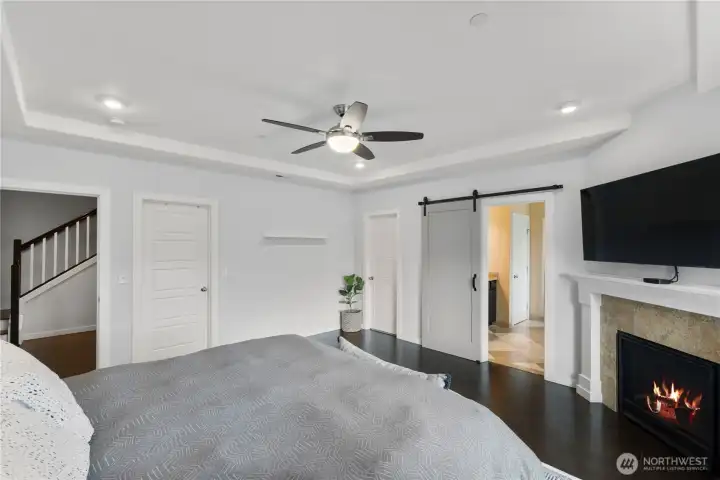 Note the doors to the TWO walk-in closets.