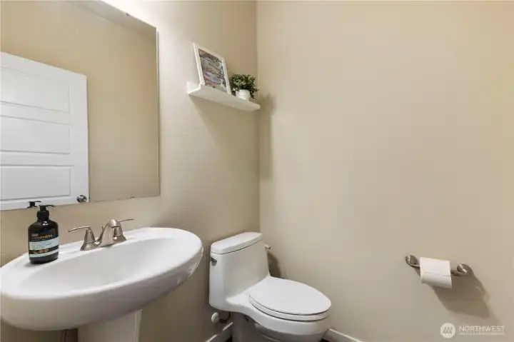 Guest half bathroom