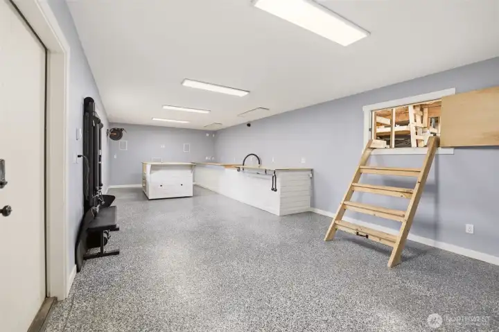 Flex Room, Shop, Workout Room, Storage